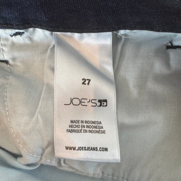 Joe's Jeans Dark Wash High Rise Straight Leg Stretch Denim Jeans Size 27 - Picture 4 of 7